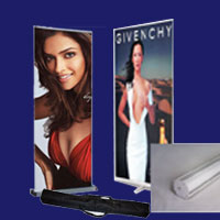 Roll-up Stand Combo Banner - Graphic size - 33W x79H